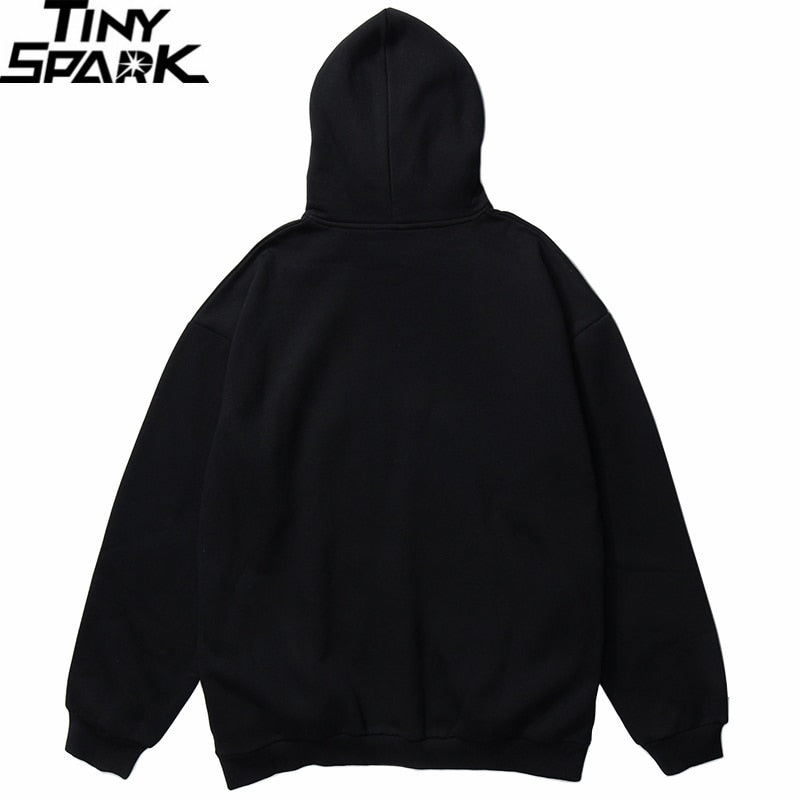 Men Hip Hop Hoodie Sweatshirt Butterfly Streetwear Harajuku Hoodie Pullover Oversized Autumn Cotton Hoodie HipHop Loose